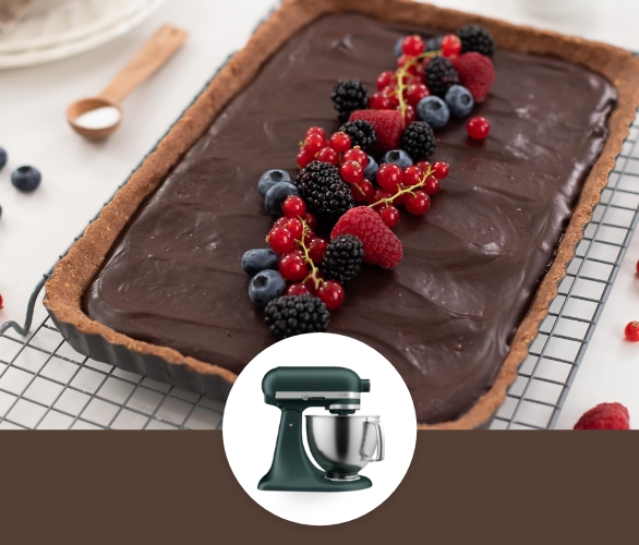 No-bake chocolate tart