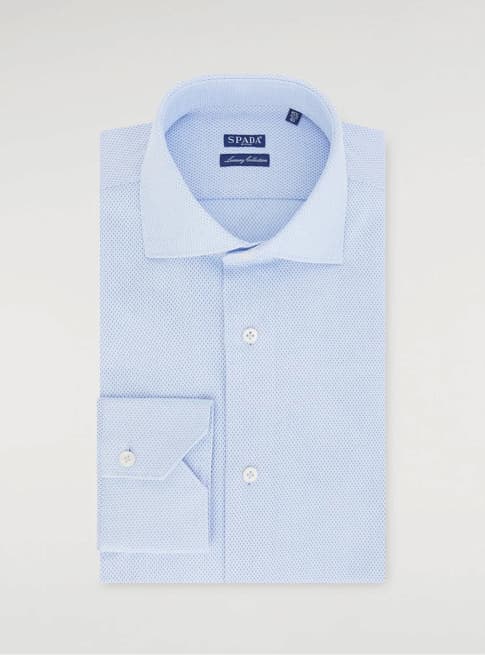 Camicia in cotone cellulare