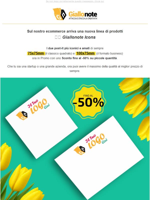 Promo 𝙂𝙞𝙖𝙡𝙡𝙤𝙣𝙤𝙩𝙚 𝙄𝙘𝙤𝙣𝙨 ⭐ -𝟱𝟬% sui post-it più amati di sempre