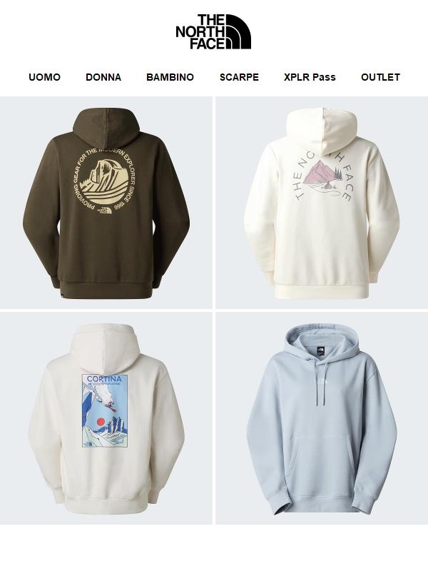 Nuove felpe per un comfort sempre alla moda