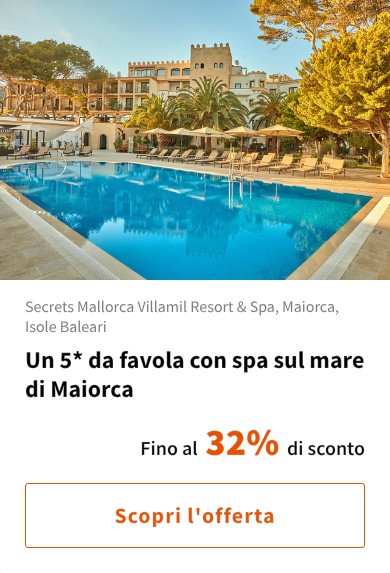 Un 5* da favola con spa sul mare di Maiorca