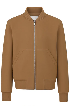 AMARANTO Giubbotto caban in panno