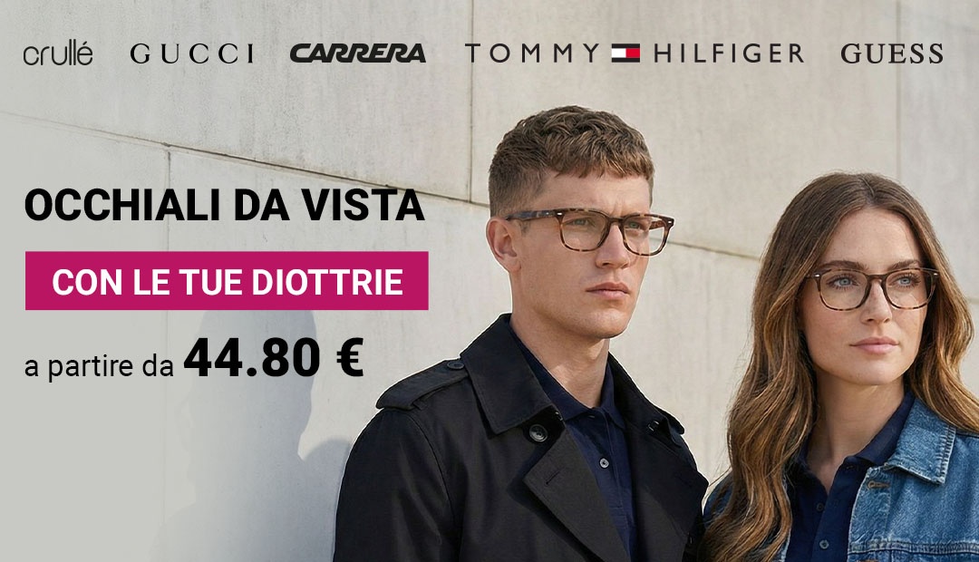 Occhiali da vista con le tue diottrie