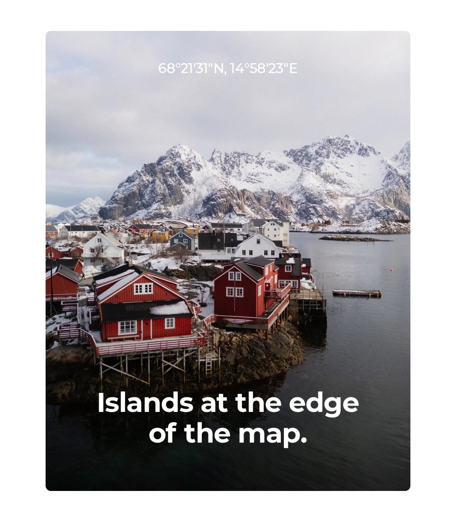 an image of a picture of a small town with a mountain in the background