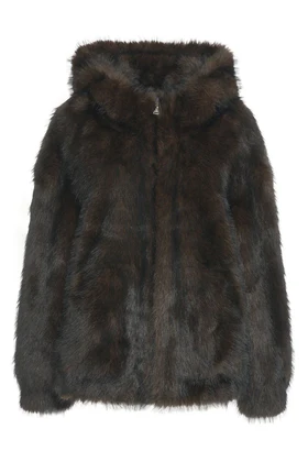 BULLY Ecopelliccia con cappuccio