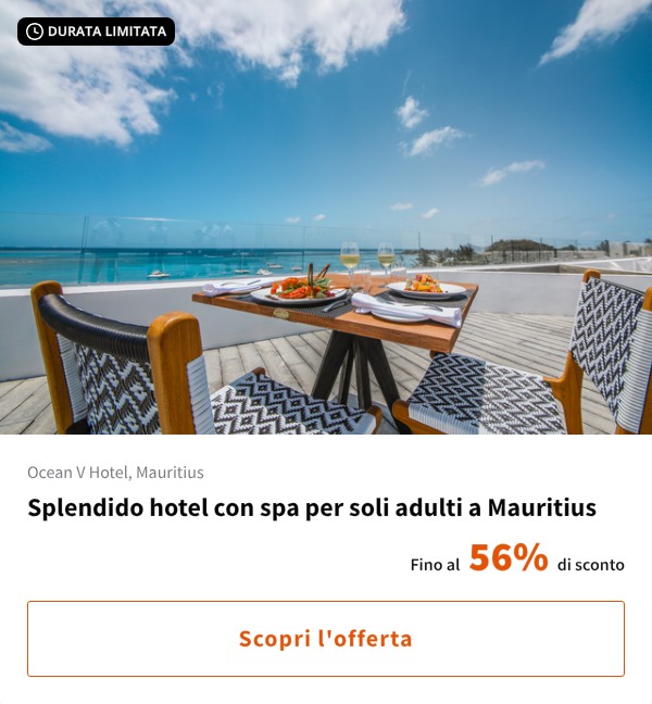 Splendido hotel con spa per soli adulti a Mauritius