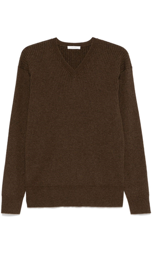 Cashmere blend v-necked sweater