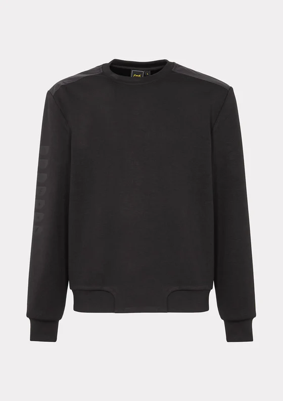 Felpa Paricollo Uomo F**K Nera M3102-BK