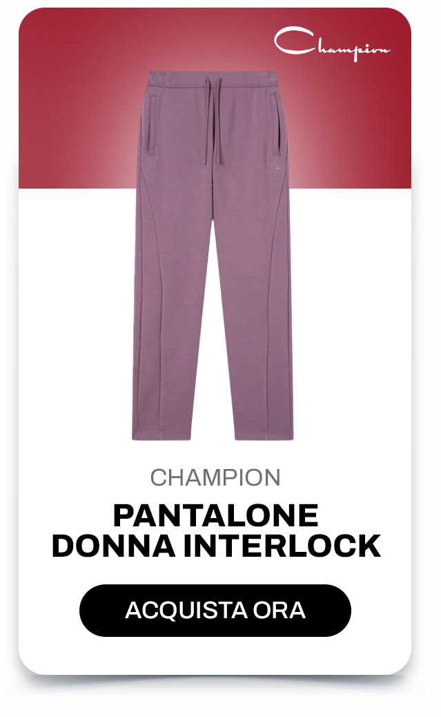 Pantalone donna Interlock