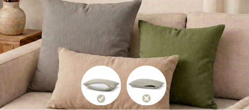 Imbottitura per cuscini decorativi