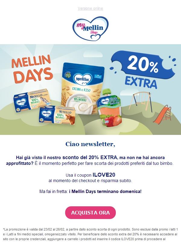 🔥Solo per poco: -20% EXTRA