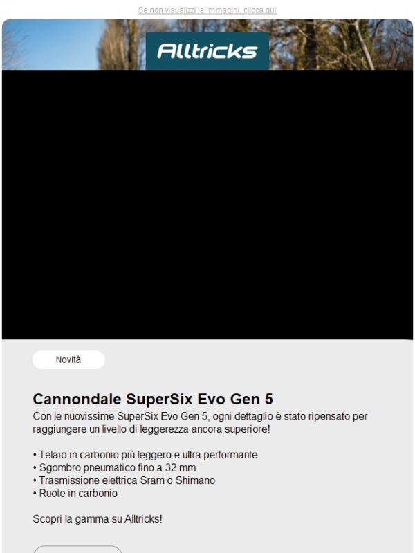 Scopri la Cannondale SuperSix Evo Gen 5 🔥