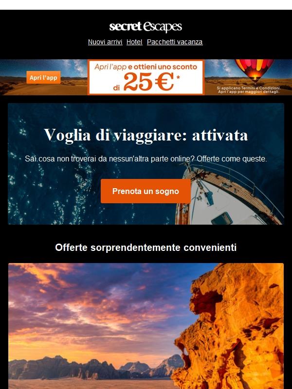 Piani per il mercoledì? Prenotare un viaggio