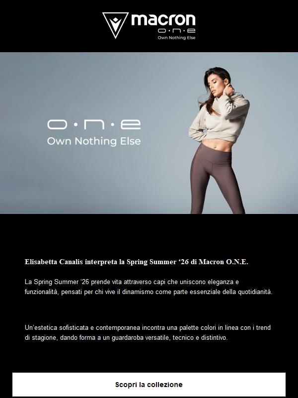 Elisabetta Canalis x O.N.E. SS26