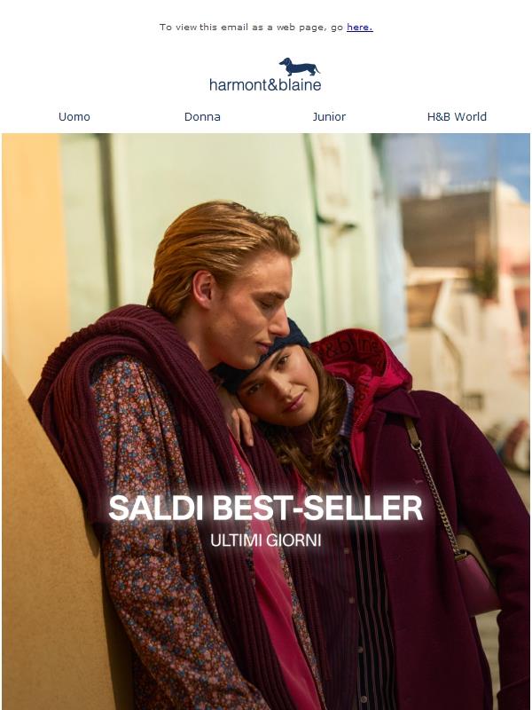 SALDI -40% | Ultimi giorni per scegliere ciò che ami