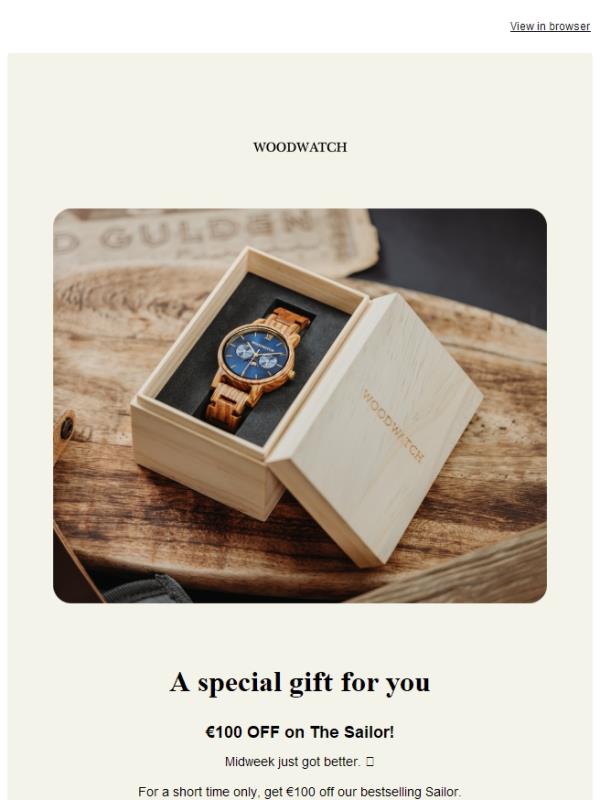 Midweek just got better - get €100 OFF 👀