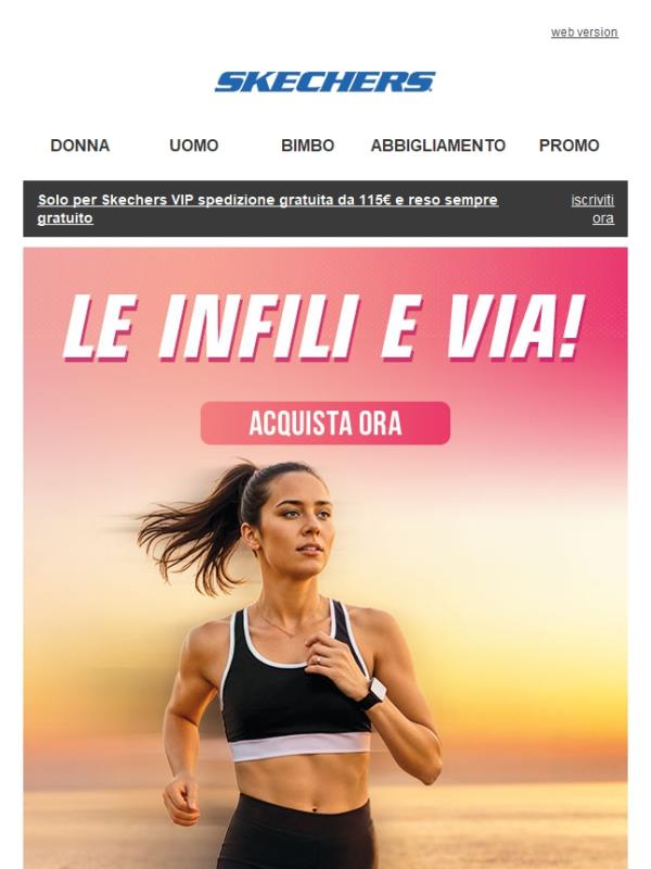 Indossa Skechers Max Cushioning senza usare le mani