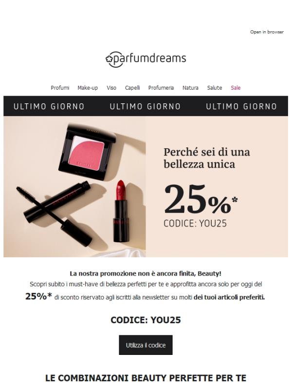 WOW 😍 25% offerta estesa!