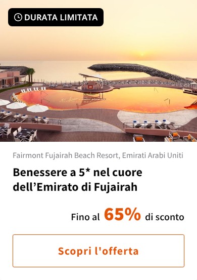 Benessere a 5* nel cuore dell%27Emirato di Fujairah
