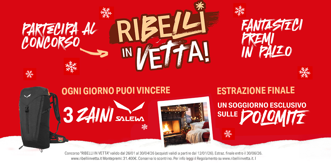 Vuoi vincere un weekend sulle Dolomiti? Ribellati in vetta!
