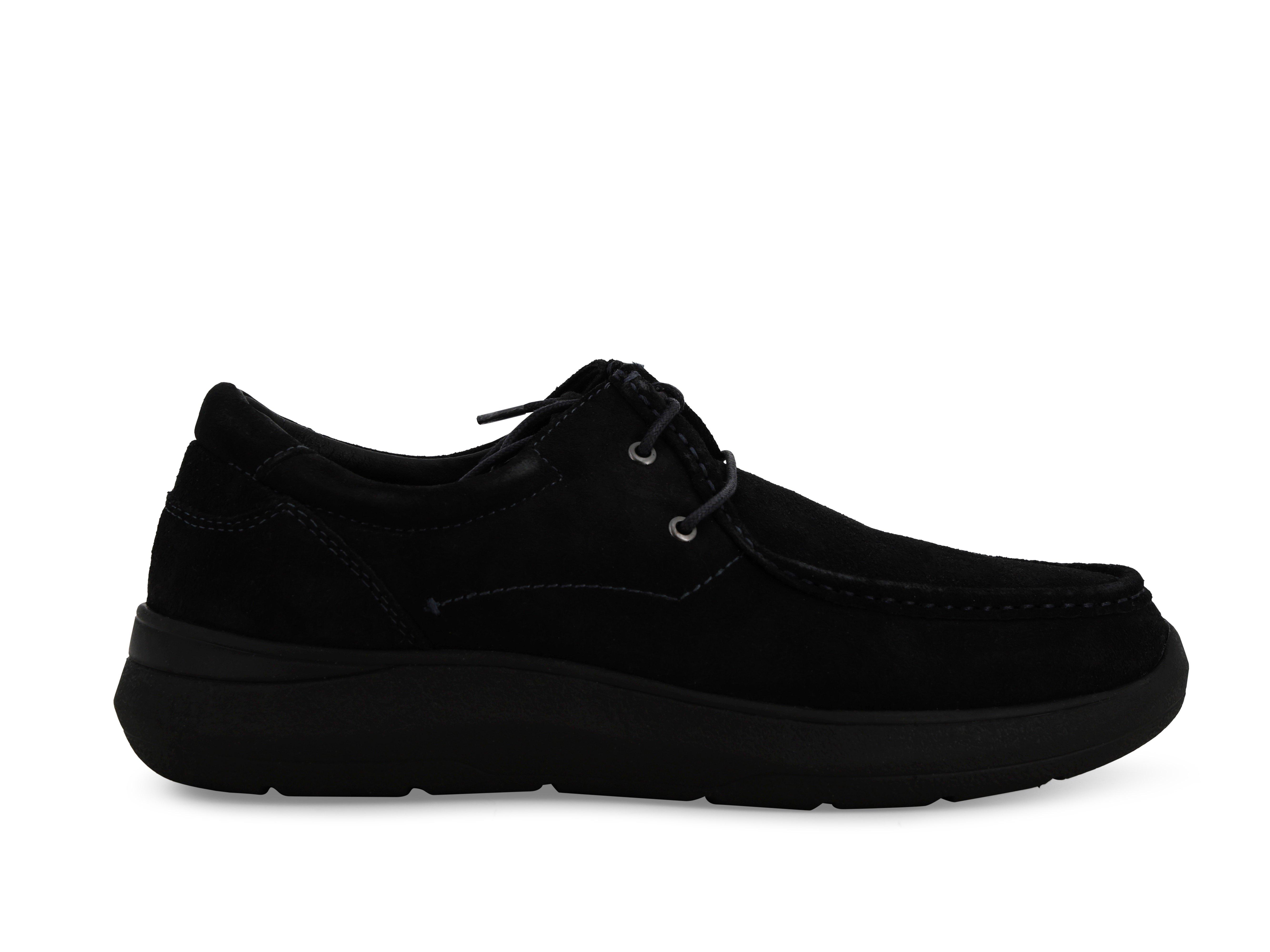 Mocassino uomo in camoscio blu navy u55387