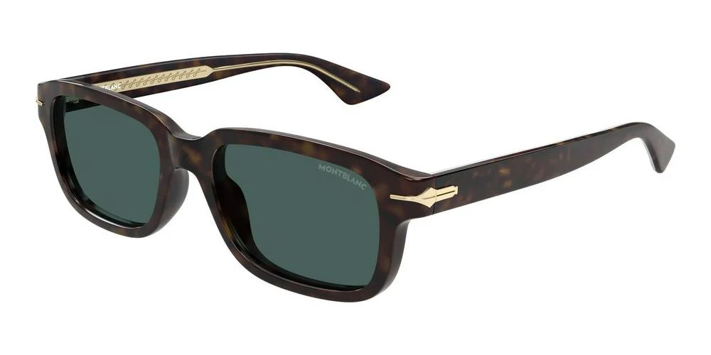 MB0436S Occhiali da sole rettangolari avana