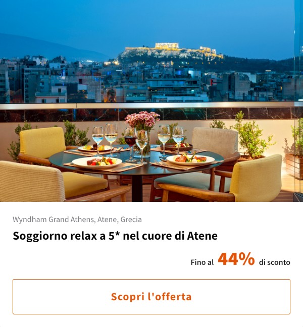 Soggiorno relax a 5* nel cuore di Atene