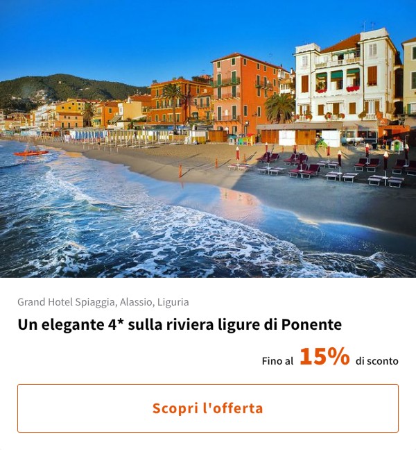 Un elegante 4* sulla riviera ligure di Ponente