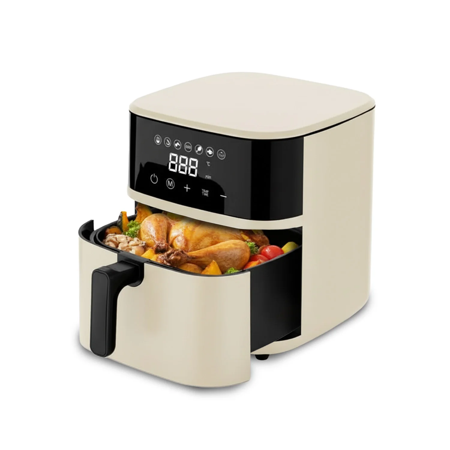 Image of Friggitrice ad Aria 4,5L con Display LED Touch e 7 Programmi di Cottura 1800W