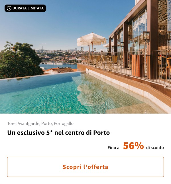 Un esclusivo 5* nel centro di Porto