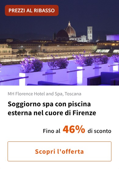 Soggiorno spa con piscina esterna nel cuore di Firenze