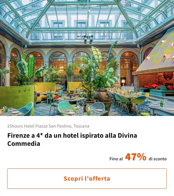Firenze a 4* da un hotel ispirato alla Divina Commedia