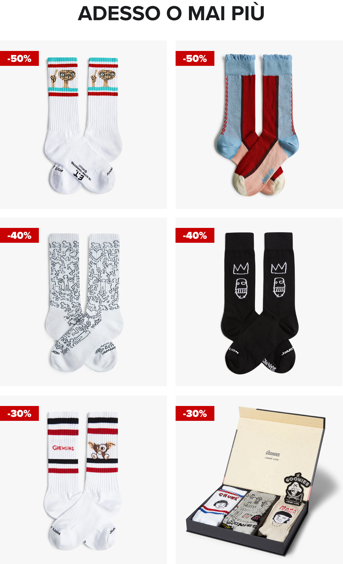 an image of a display of socks and a suitcase