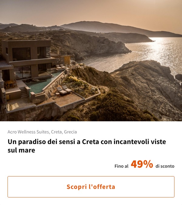 Un paradiso dei sensi a Creta con incantevoli viste sul mare