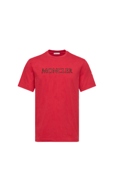 T-shirt in cotone con stampa logata