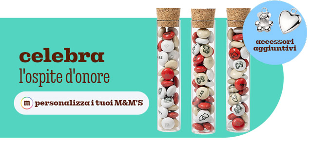 PERSONALIZZA I TUOI M&M'S