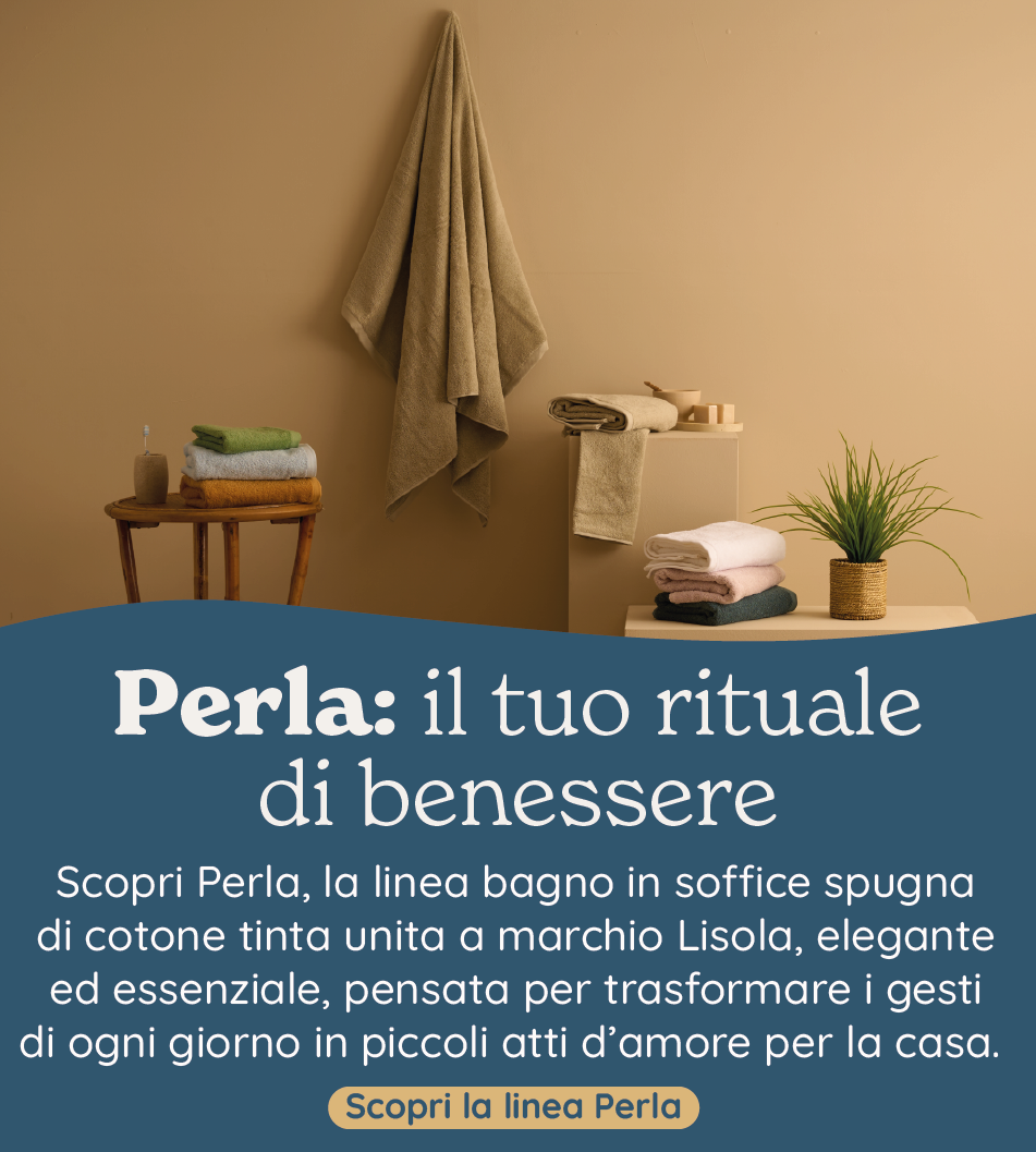 Perla: la linea bagno in soffice spugna