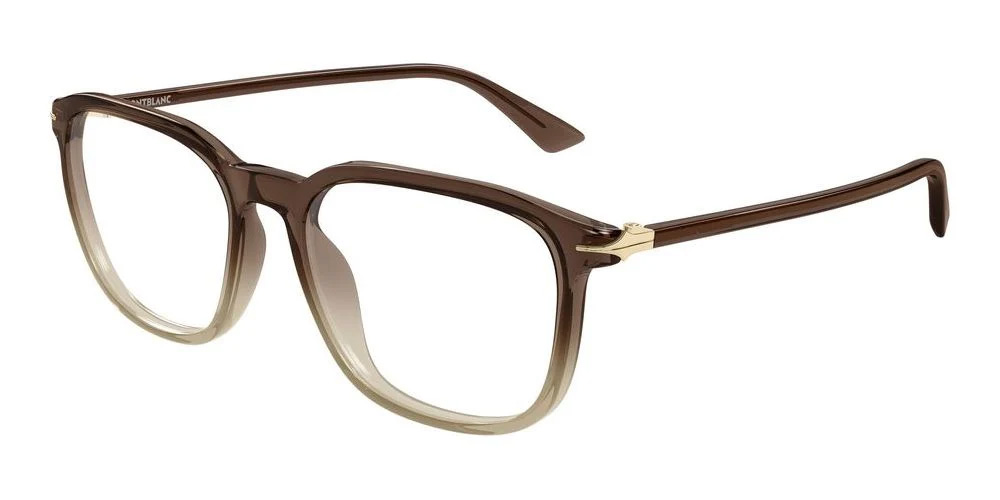 MB0438O Occhiali Da Vista Marrone Squadrato