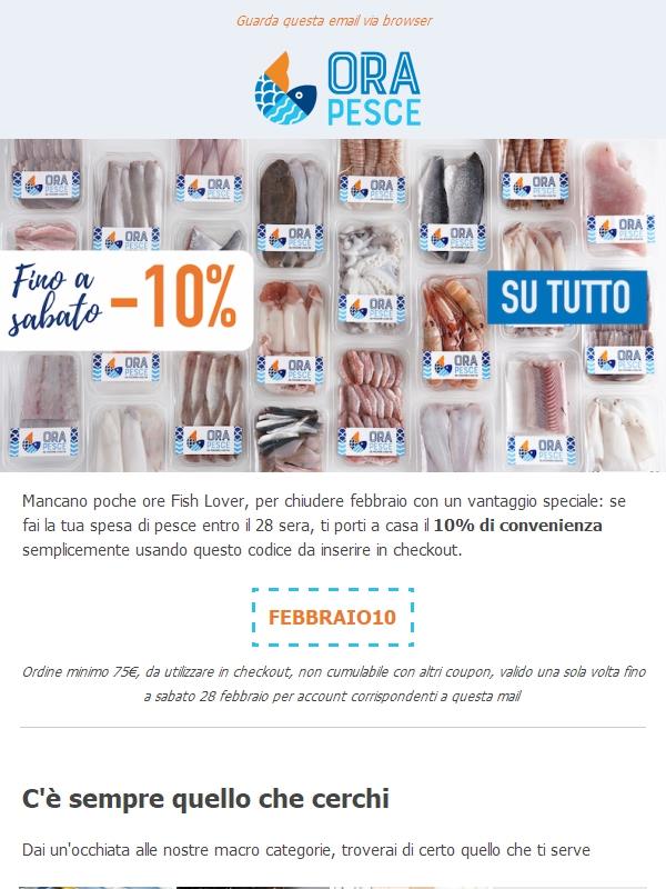 Mancano poche ore Fish Lover: terminiamo febbraio alla grande 😀