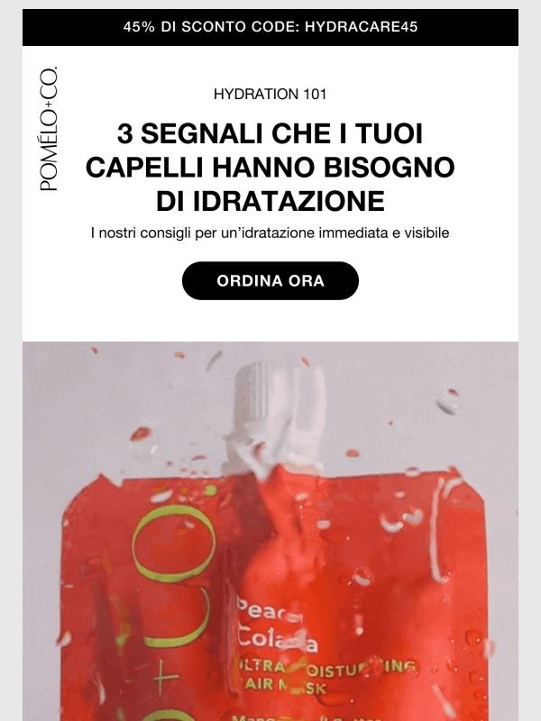 I tuoi capelli hanno bisogno di più idratazione?
