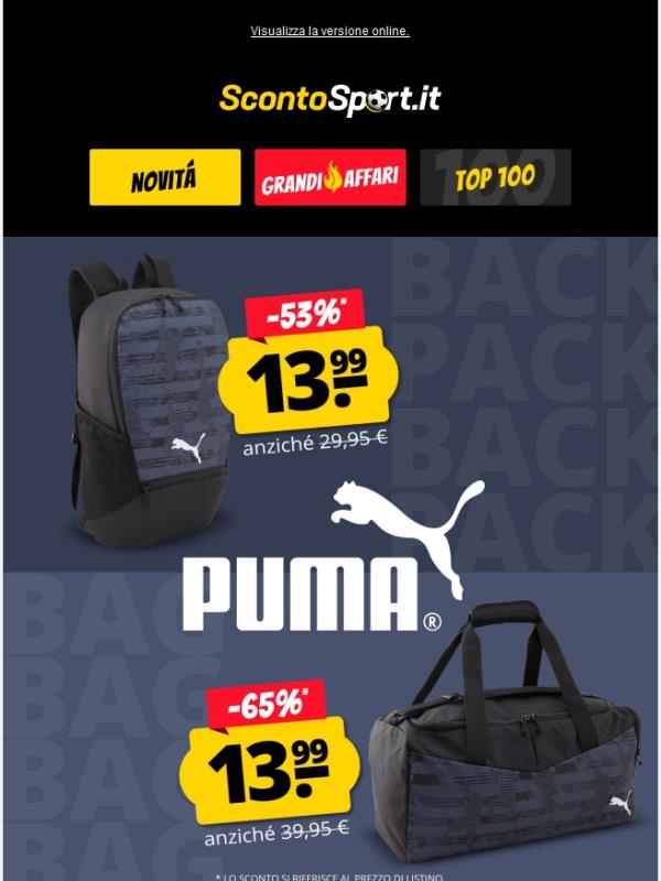 🤩 Borse PUMA a soli 13,99 €