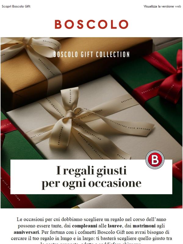 Compleanni, matrimoni, lauree: trova il regalo giusto