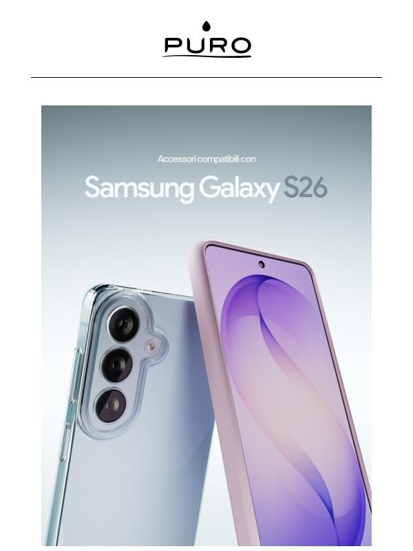 È arrivato Galaxy S26. Noi siamo già pronti.