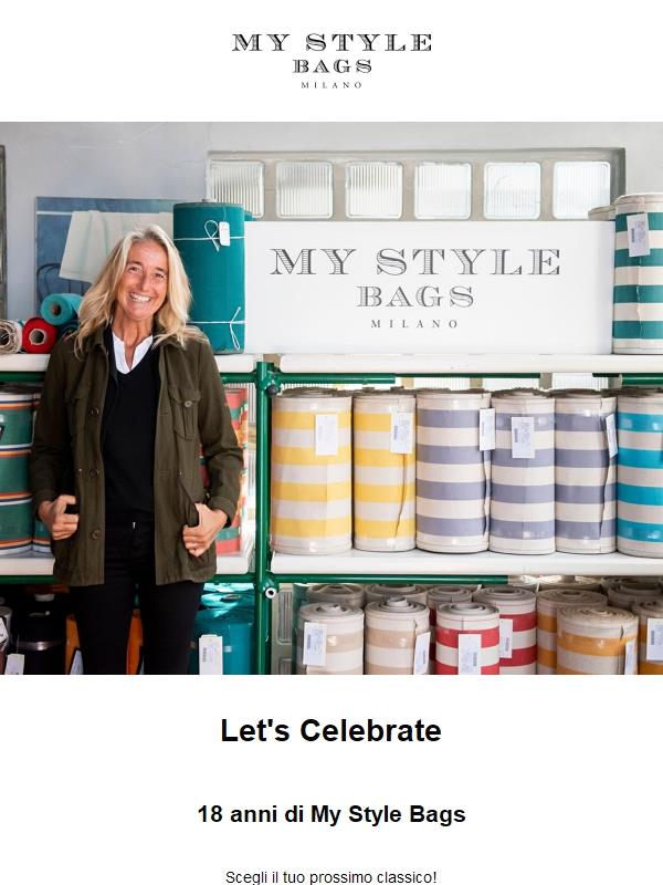 Festeggia con noi i 18 anni di My Style Bags