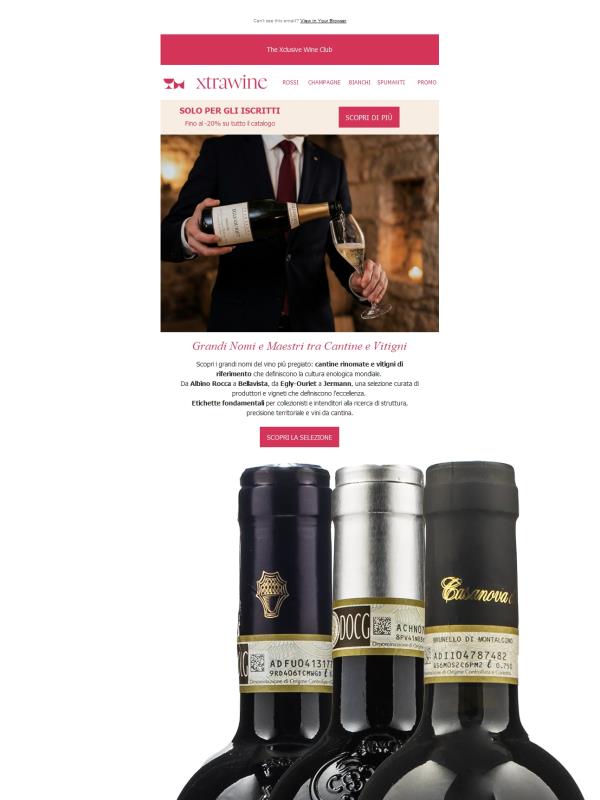 Grandi nomi e maestri tra cantine e vitigni