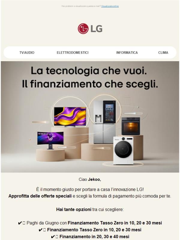 La tecnologia che vuoi. Il finanziamento che scegli.