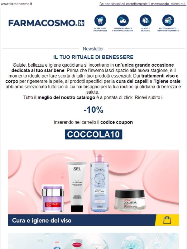 ✨ -10% su migliaia di prodotti per il tuo benessere!