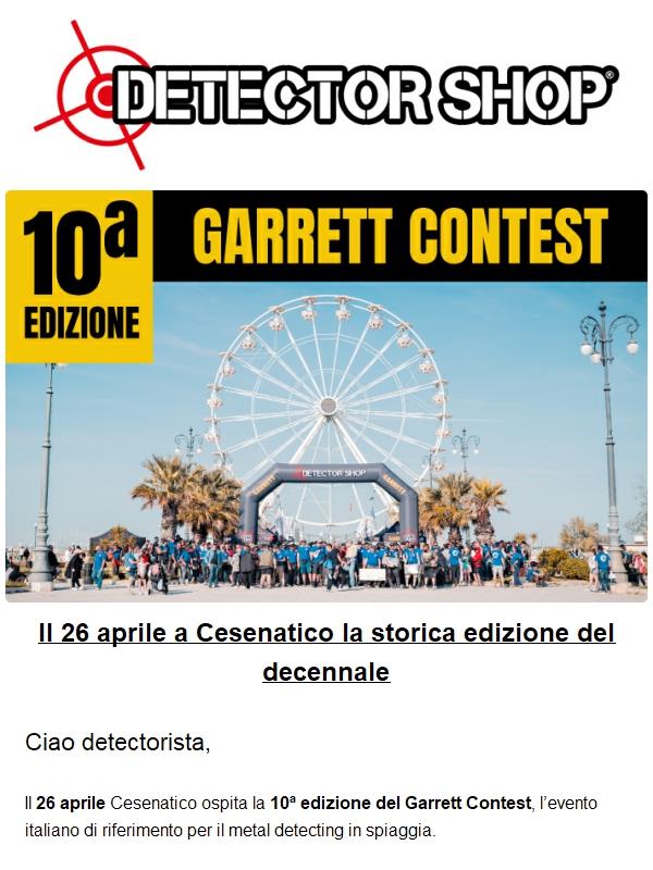 È già tempo di Garrett Contest!