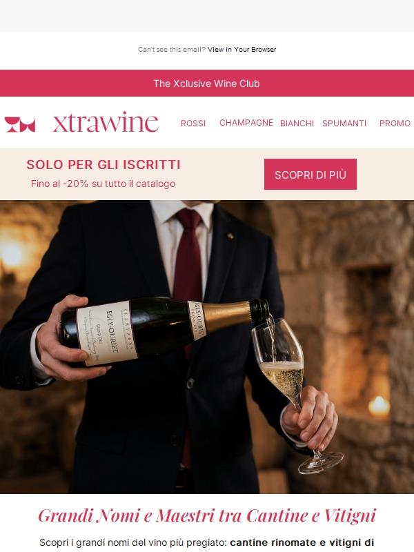 Grandi nomi e maestri tra cantine e vitigni