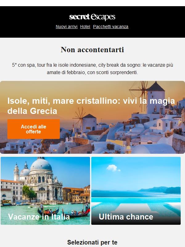 Il meglio di febbraio, ai prezzi migliori